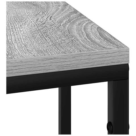 Armadio da Notte con cassetto Grigio sonoma 41.5 x 26 x 60.5 cm - Foto 9