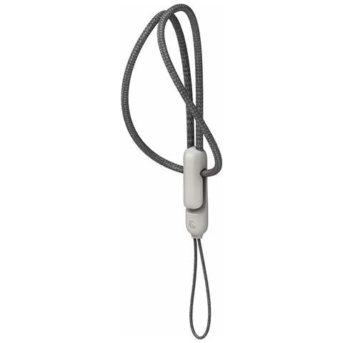 Laccio Di Sicurezza Per Airpods In Tessuto Intrecciato Resistente, Grigio Chiaro - Foto 1