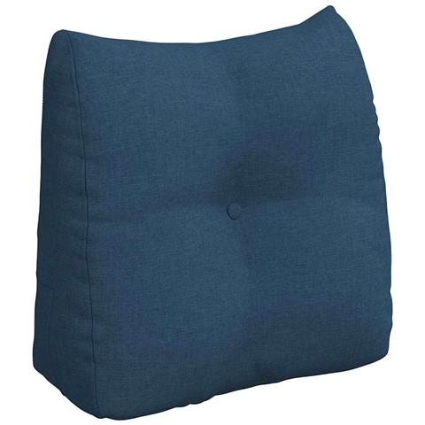 Cuscino per Schiena Blu 45 x 24 x 50 cm Tessuto - Foto 1