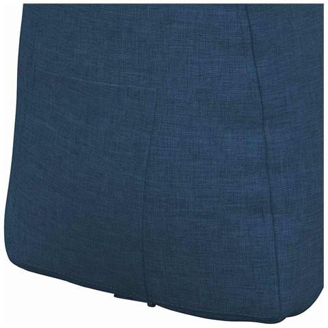 Cuscino per Schiena Blu 45 x 24 x 50 cm Tessuto - Foto 9
