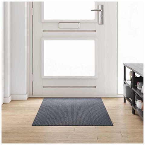 Runner in Moquette Grigio 80 x 200 cm Tessuto - Foto 2