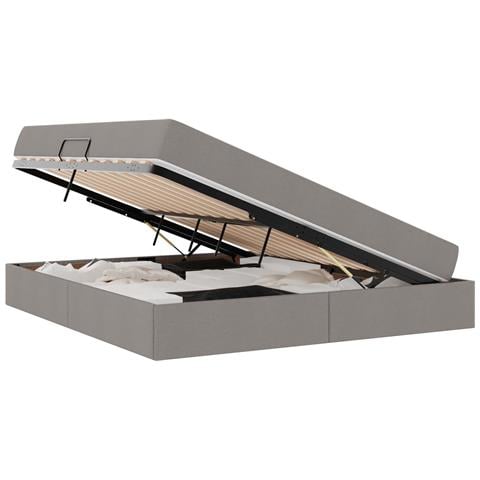 Letto con contenitore e materasso Talpa 160 x 200 cm Poliestere - Foto 1