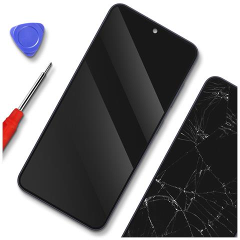 Schermo Completo Amoled Di Ricambio Per Galaxy S25 Service Pack Con Telaio, Nero - Foto 2