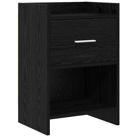 Comodini Rovere Nero 40 x 30 x 60 cm Legno ingegnerizzato - Foto 1