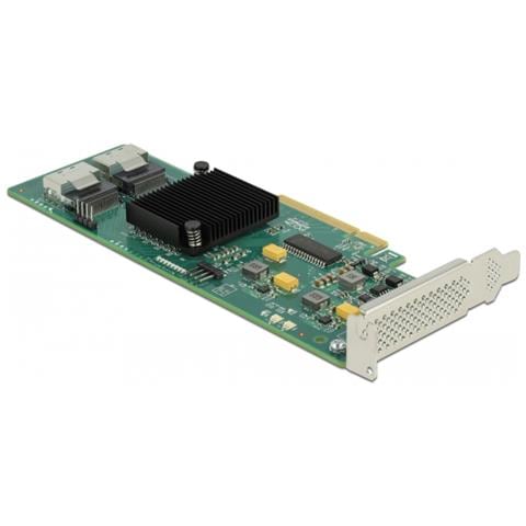 Scheda PCI Express x8 SATA a 8 porte con cavo di collegamento - Foto 2