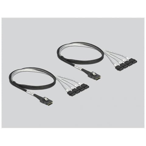Scheda PCI Express x8 SATA a 8 porte con cavo di collegamento - Foto 5