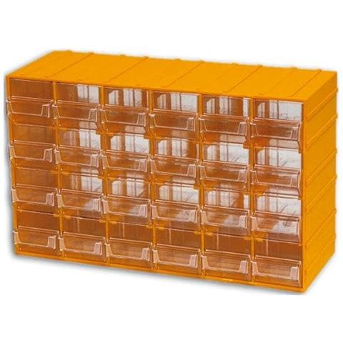 Cassettiera portaminuterie in polipropilene 24 cassetti 38,2x14,8xH23 cm - Foto 2