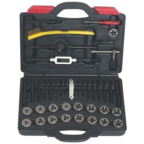 Maschi e Filiere In Serie 41 Pz Maurer in Valigetta Pvc - Foto 1