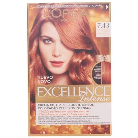 Excellence Intense Tinte 7,43 Rubio Cob Rizo Dorado - Foto 1