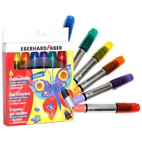 6 Staedtler Noris Glitter Gelmalstifte Farbsortiert (2390m C6) - Foto 2