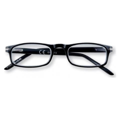 Occhiali Da Lettura Uomo Donna Unisex Black + 1.00 Diottrie 31z-b6-blk, Occhiali Da Vista Da 1 Diottria Premontati Per Presbiopia, Montatura In Policarbonato E Asta Con Sistema Flex - Foto 2