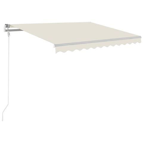 Tenda Automatica con Sensore Vento e LED 350x250 cm Crema - Foto 1