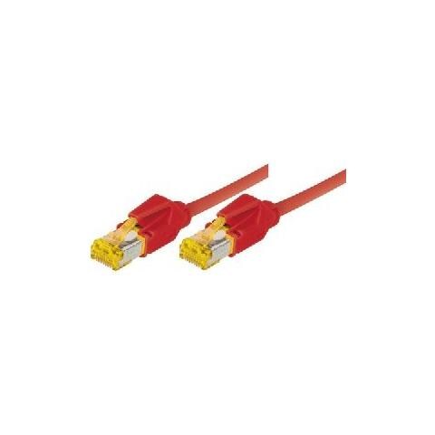 3m Cat. 6A, Cat6a, S / FTP (S-STP) , RJ-45, RJ-45, Maschio / maschio, Rosso - Foto 1