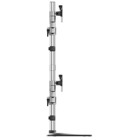 ARMQUADSS supporto da tavolo per Tv a schermo piatto 81,3 cm (32") Libera installazione Nero, Argento - Foto 4
