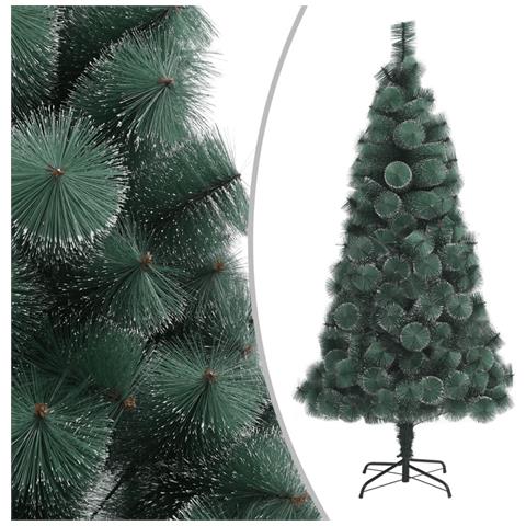 Albero Di Natale Artificiale Con Supporto Verde 180 Cm Pet - Foto 2