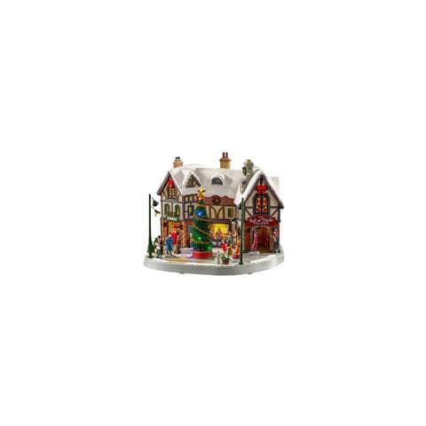 The Bell & Thistle Tavern Lemax Decorazione Natale Multicolore - Foto 4