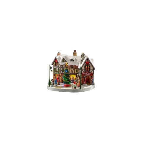The Bell & Thistle Tavern Lemax Decorazione Natale Multicolore - Foto 2