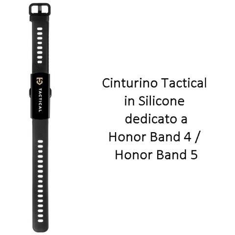 Cinturino 438 Originale Silicone Per Honor Band 4 - 5 Black - Foto 2