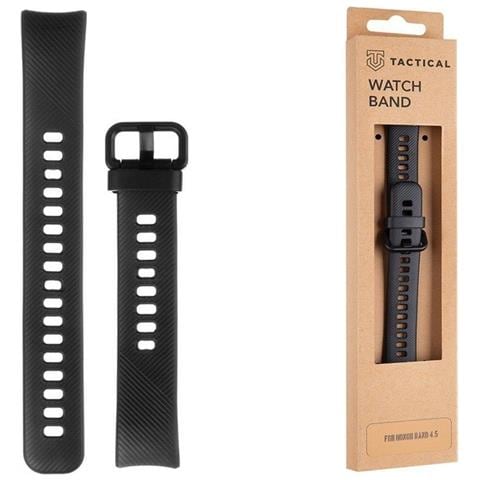 Cinturino 438 Originale Silicone Per Honor Band 4 - 5 Black - Foto 1