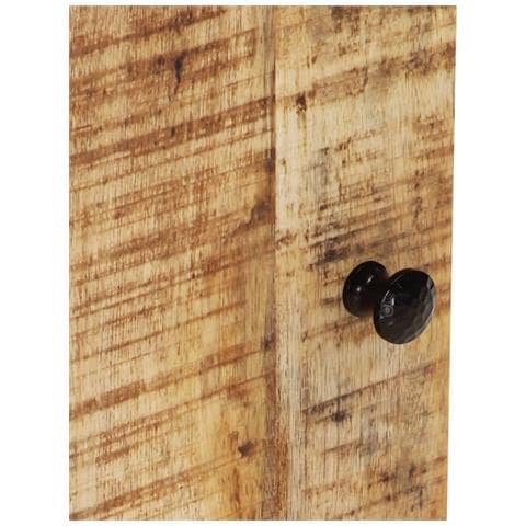 Mobile Da Bagno 38x33x58 Cm In Legno Massello Di Mango - Foto 2