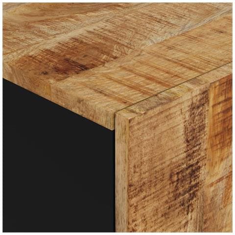 Mobile Da Bagno 38x33x58 Cm In Legno Massello Di Mango - Foto 10