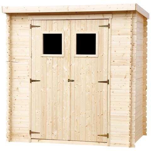 M311 Casetta Da Giardino In Legno Per Esterni - L204xl142xa200cm / 2.22m2 - Piccola Casetta In Legno, Rimessa Attrezzi, Deposito Bici - Foto 1