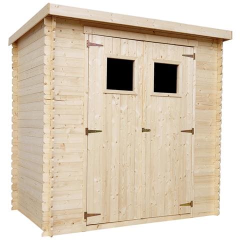 M311 Casetta Da Giardino In Legno Per Esterni - L204xl142xa200cm / 2.22m2 - Piccola Casetta In Legno, Rimessa Attrezzi, Deposito Bici - Foto 2