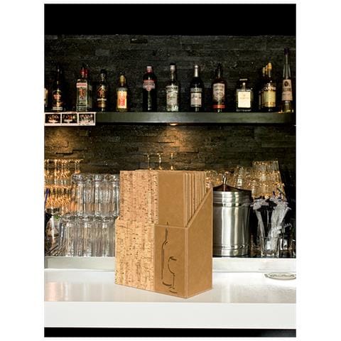 MC-BOX-DRWC-CORK A4 Elastan, Plastica Poliuretanica PU Legno 10 pz - Foto 4