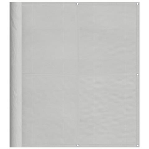 Paravento Balcone Grigio Chiaro 120x400cm 100%poliestere Oxford - Foto 2