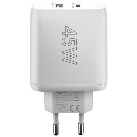 65412 Caricabatterie per dispositivi mobili Cuffie, Computer portatile, Smartphone, Tablet Bianco AC Interno - Foto 4