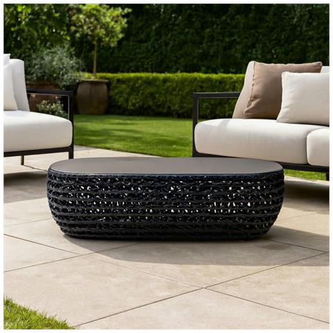 Atreides - Tavolino Da Esterno In Alluminio E Corda - Foto 2