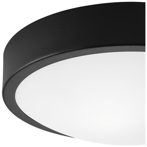 Lampada A Soffitto Jonas - Nero - Metallo - 8x36x36 Cm - Foto 5