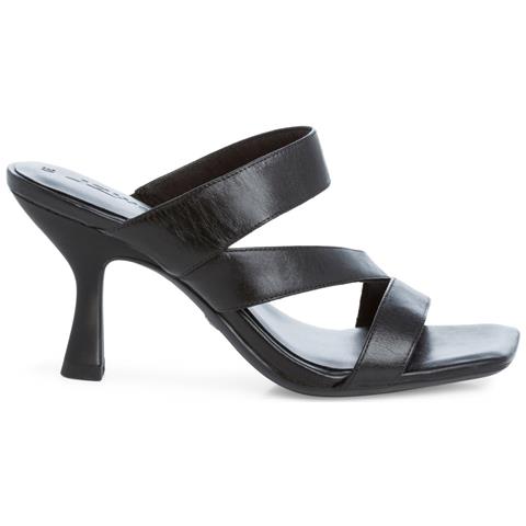 Black Elegant Open Slippers Ciabatte Pelle Scarpe Donna Nero Eu 37, 1-27201-28 001 - Foto 1