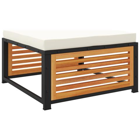 Set Divano da Giardino 6 pz con Cuscini in Massello di Acacia - Foto 2