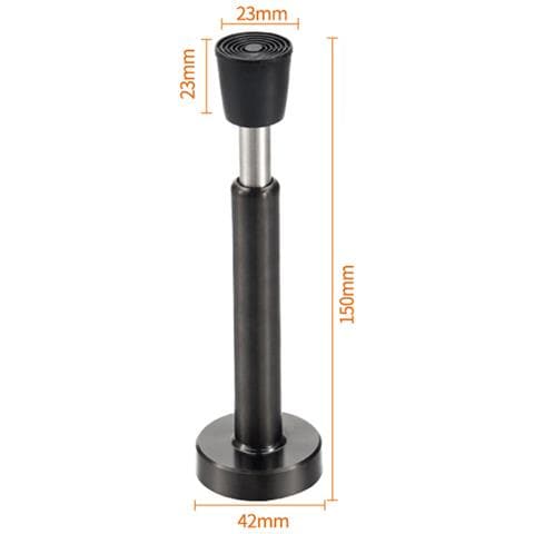 Fermaporta Idraulico Senza Foratura/opzioni Di Foratura Black 15 Cm - Foto 1