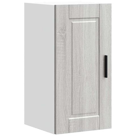 Pensile Da Cucina Porto Grigio Sonoma In Legno Multistrato - Foto 2