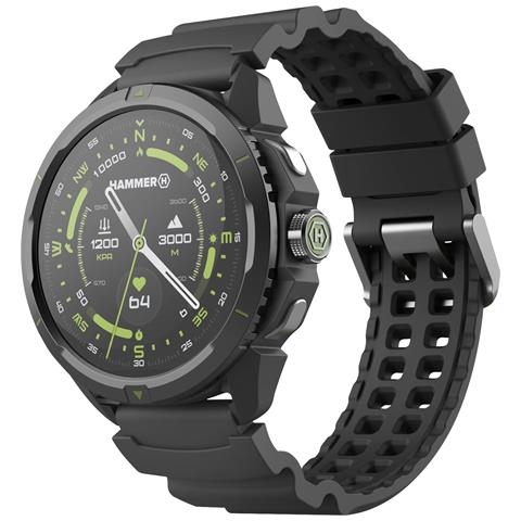Smartwatch Sport Gps Impermeabile 5atm Autonomia 14 Giorni Watch 2, Nero - Foto 1