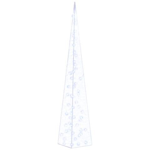 Lusso Casadino -  Cono Di Luce Led Decorativo Acrilico Blu 120 Cm - Foto 1