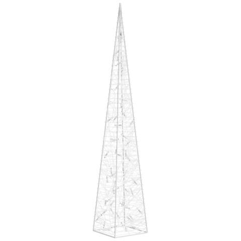 Lusso Casadino -  Cono Di Luce Led Decorativo Acrilico Blu 120 Cm - Foto 2