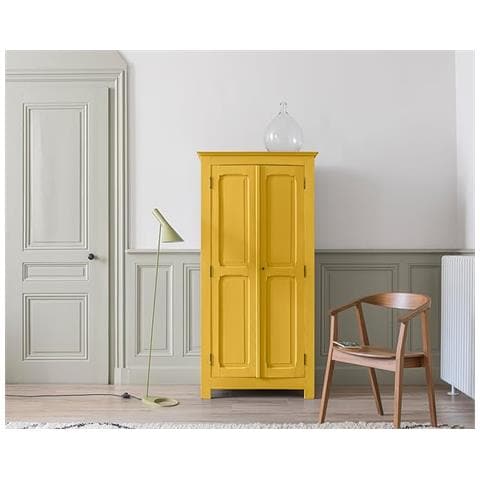 Pittura Mobili A Base Di Caseinaopaco Profondo Giallo Frumento 500ml - Foto 2