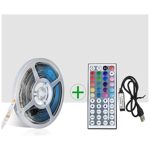 Kit Striscia Led Rgb Da 5m Con Telecomando Ir A 44 Tasti - Foto 1