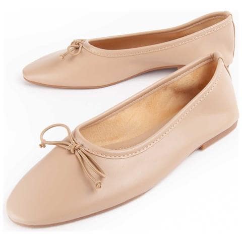Ballerina Marlina Beige Beige Materiale Sintetico - Foto 1