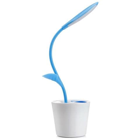 Lampada Da Tavolo Led Con Portapenne: Design Creativo E Protezione Per Gli Occhi Blue - Foto 1