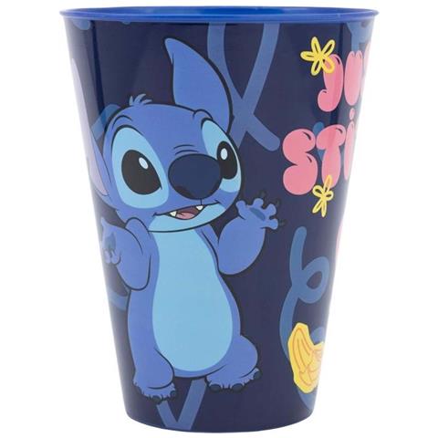 Bicchiere 430 Ml Per Bambini Stitch Collezione Palms, Blu - Foto 1