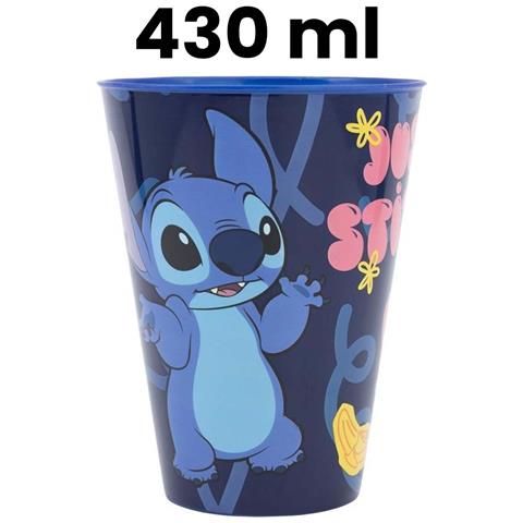 Bicchiere 430 Ml Per Bambini Stitch Collezione Palms, Blu - Foto 5