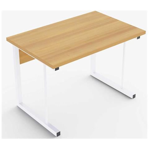 Scaffale Mensola Cucina Mobiletto Porta Microonde Ripiano Metallo Legno Beige - Foto 2