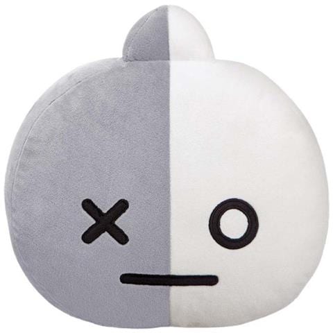 Peluche Modello Viso Di Van 32cm Ultra-morbido In Poliestere, Bianco / Grigio - Foto 1