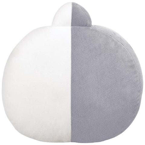 Peluche Modello Viso Di Van 32cm Ultra-morbido In Poliestere, Bianco / Grigio - Foto 5
