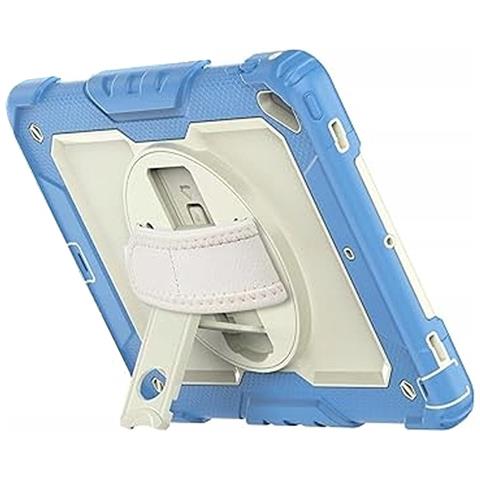 Custodia Per Ipad 6/5/air 2 9.7” Con Supporto E Tracolla Blu - Foto 2