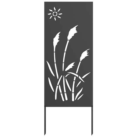 Schermo per privacy in giardino Traforo Nero 50 x 140 cm - Foto 1